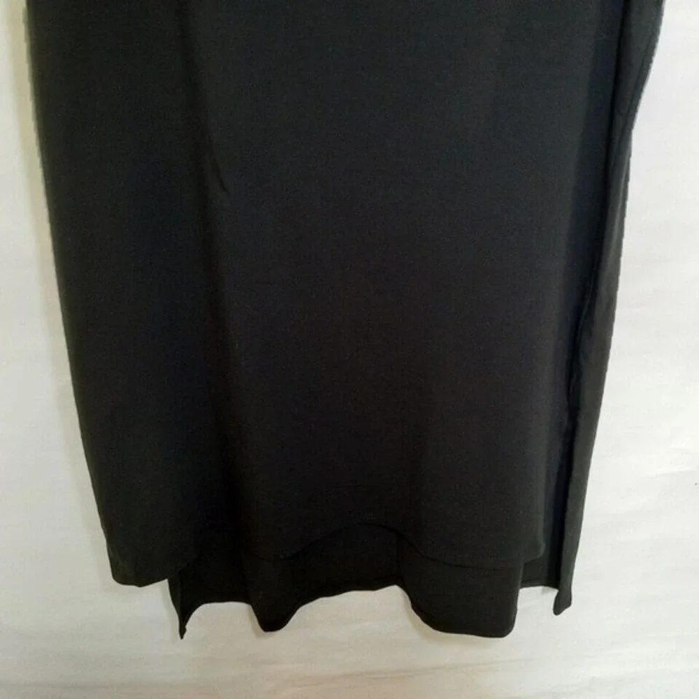Adore Me Dress Women M Black Minimalist T Shirt Casual Everyday Soft‎ Knit Shift